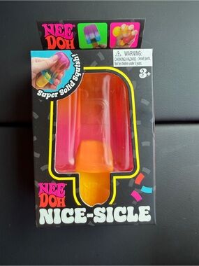 Nee Doh Nice-Sicle Popsicle Stress Toy - Pink